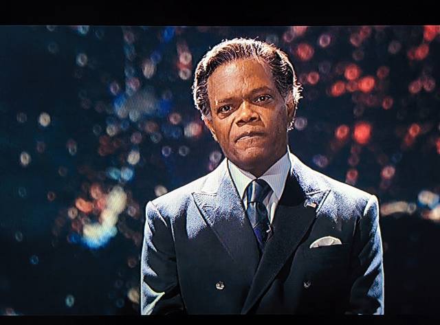 Watching RoboCop and had to keep pausing to deal with kids. Samuel L. Jackson was getting impatient.