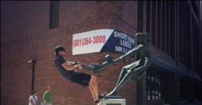 People Having Fun With Statues Risking Hefty Fines