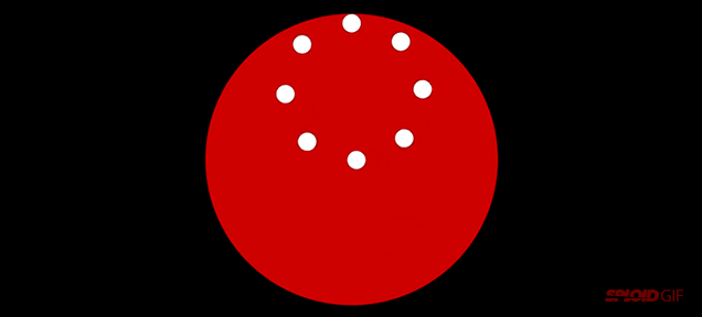 Satisfying: Dots in a straight line