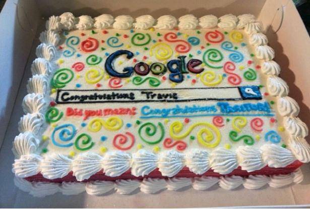 Friend was leaving Google to join Bing’s team. This is the cake his coworkers got him.