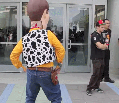 Creepy Woody on the prowl