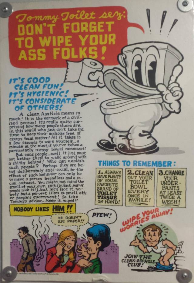 Found in a bar bathroom in Crete, Illinois