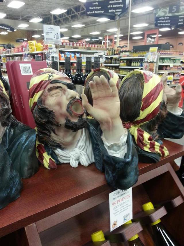It's a wine holder...