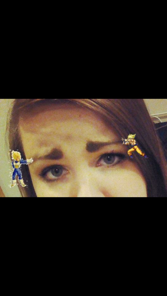 Eyebrow game: Kamehameha