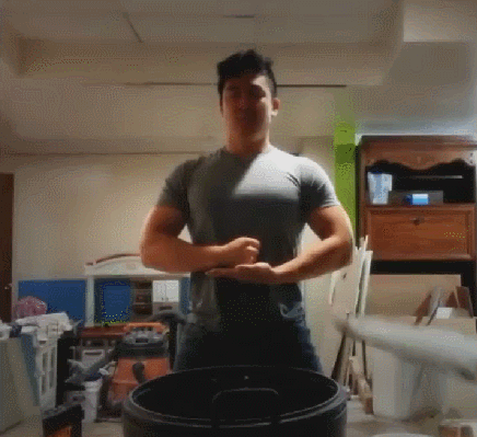 He never stops
