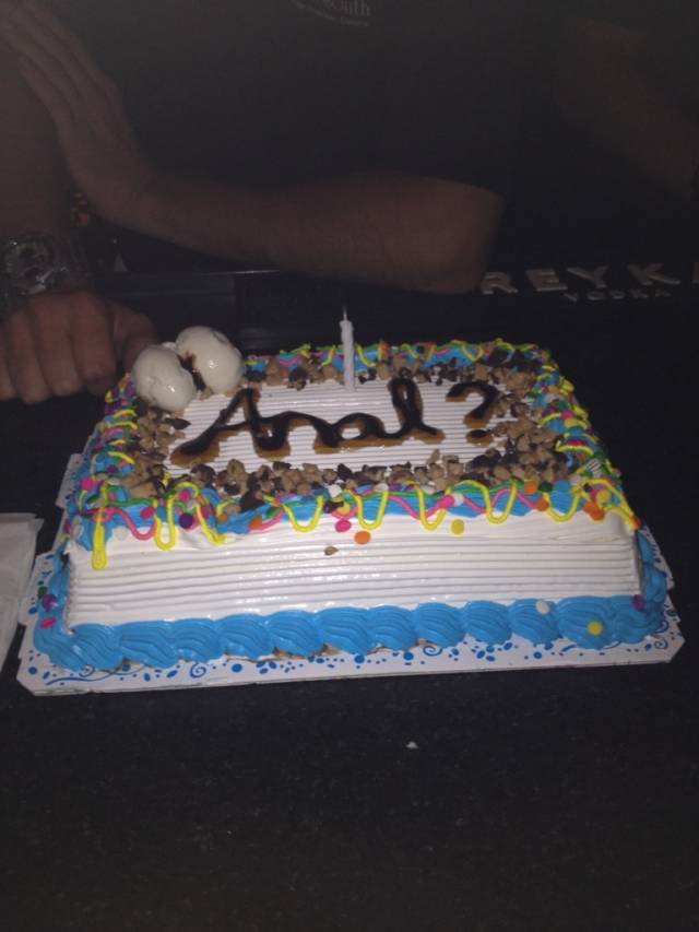 So my boyfriend just surprised me with my birthday cake...