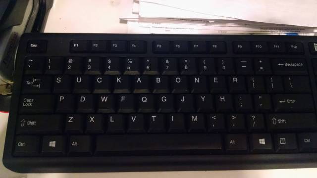 Gone for the weekend ... See if my coworker notices