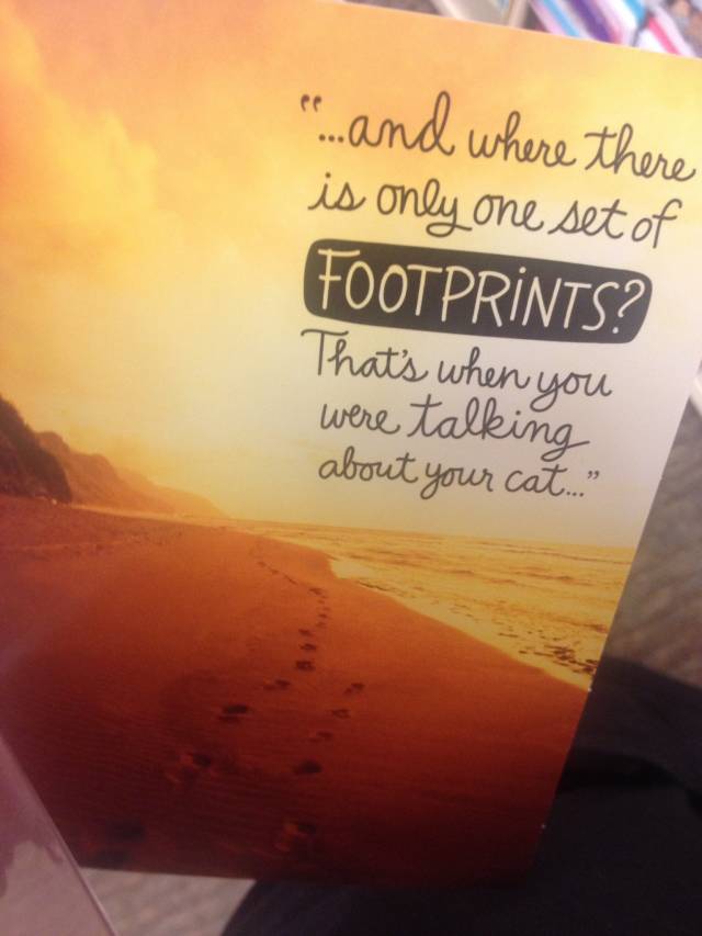 My sis sent me this today. I don't talk about them THAT much...
