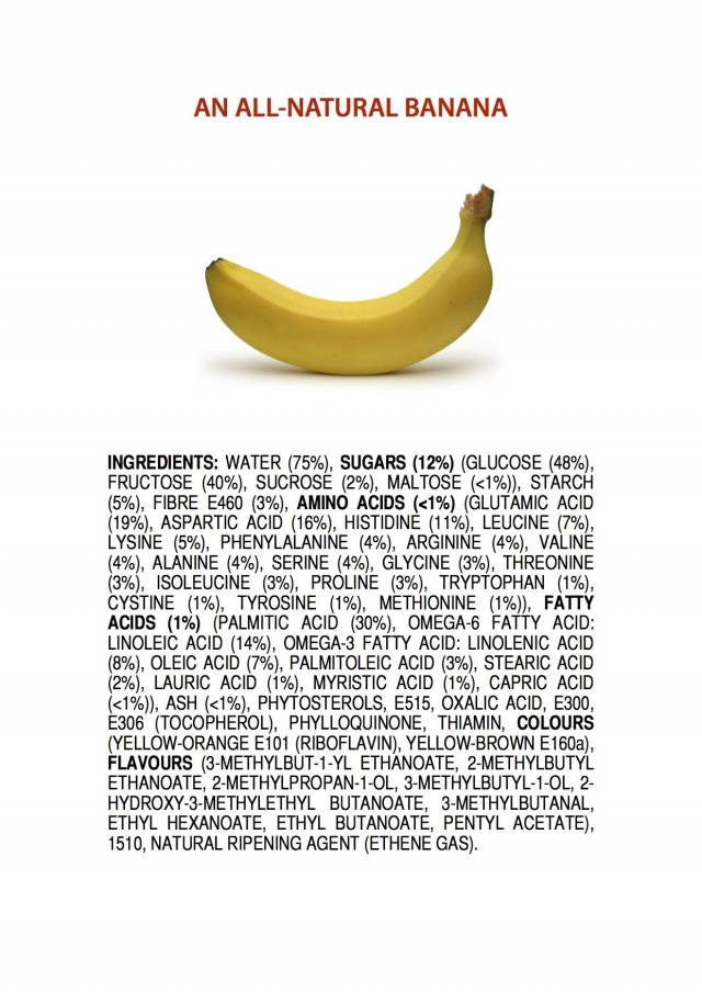 But it's just made from a bunch of chemicals, it can't be good for you!