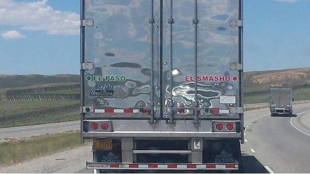 Passed this guy on the highway.