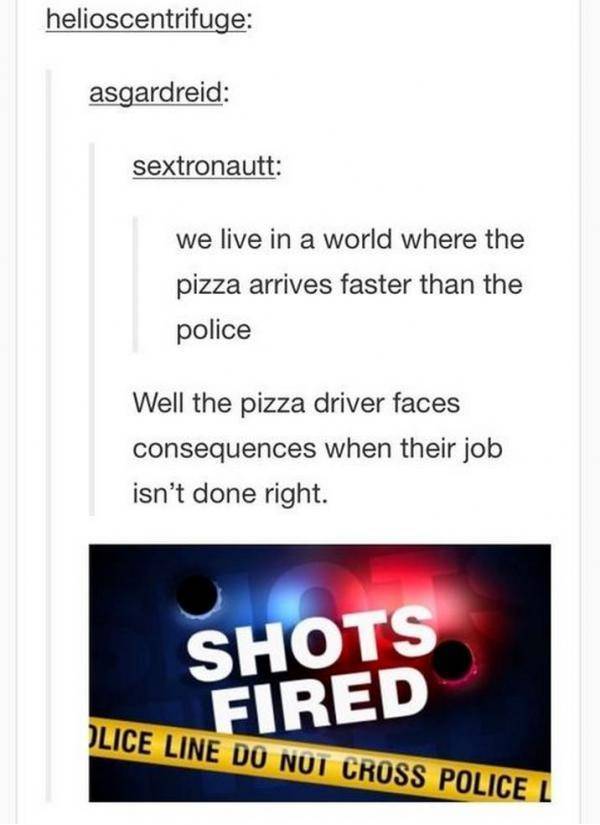 Also, it’s illegal to tip your police officer.
