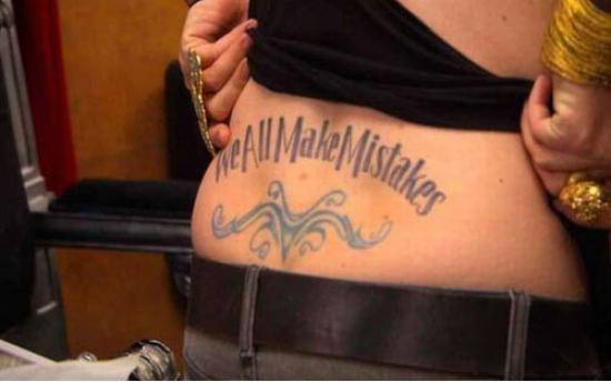 Tramp stamp wisdom