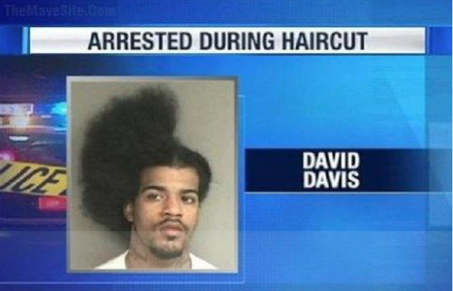 Arrested During Haircut