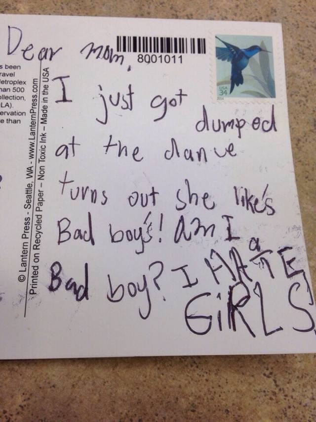 I'm a counselor at a summer camp and one of my kids was not happy with being rejected at the dance.