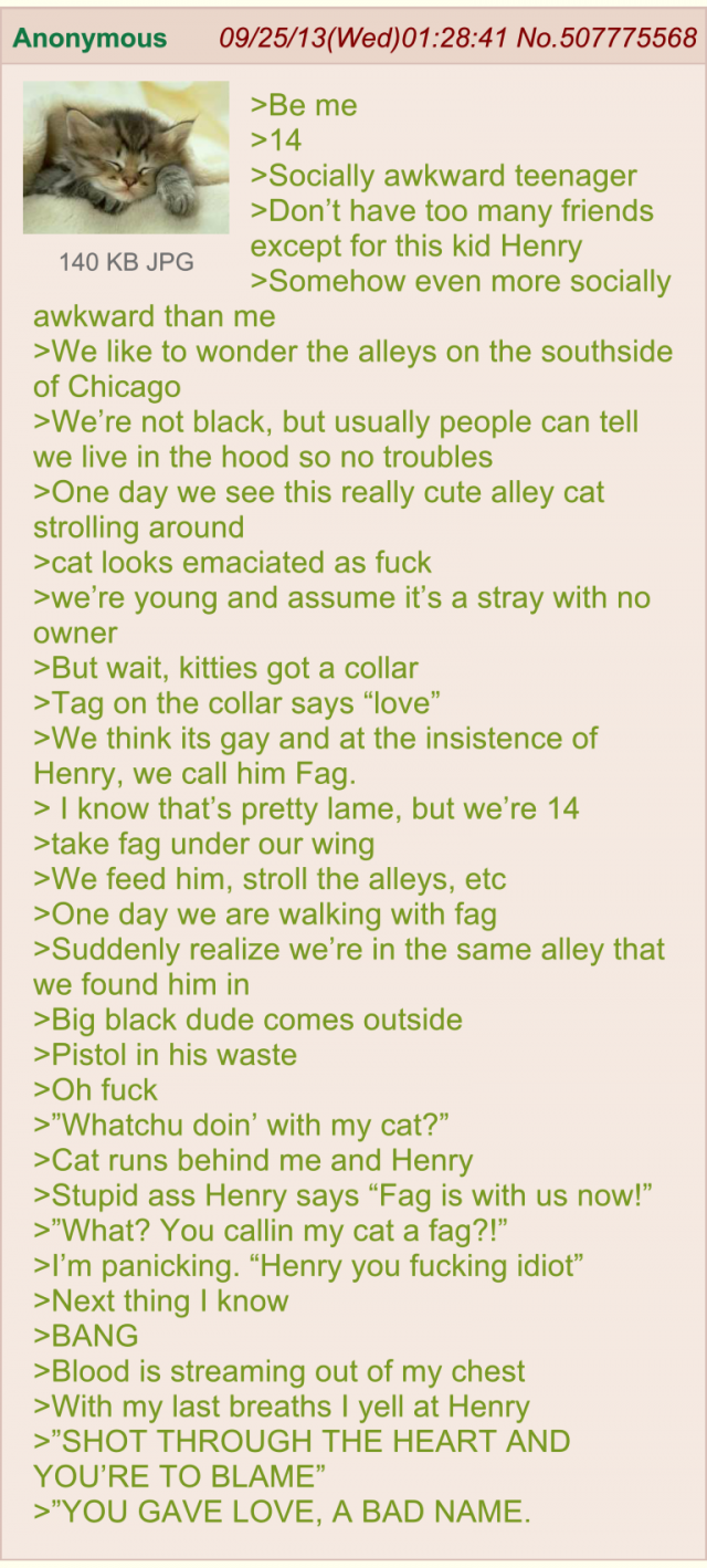 My favourite green text