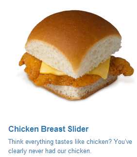 From White Castle's website