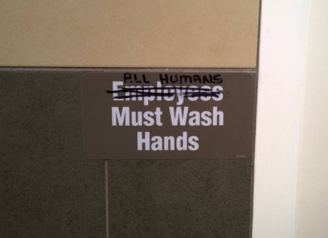 Went to the bathroom, and didn't wash my hands. Went to it again a few hours later and saw this.