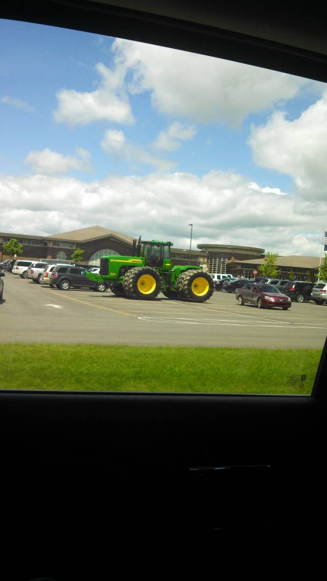 Kid drove this to school on the seniors last day.... Took up four parking spaces.