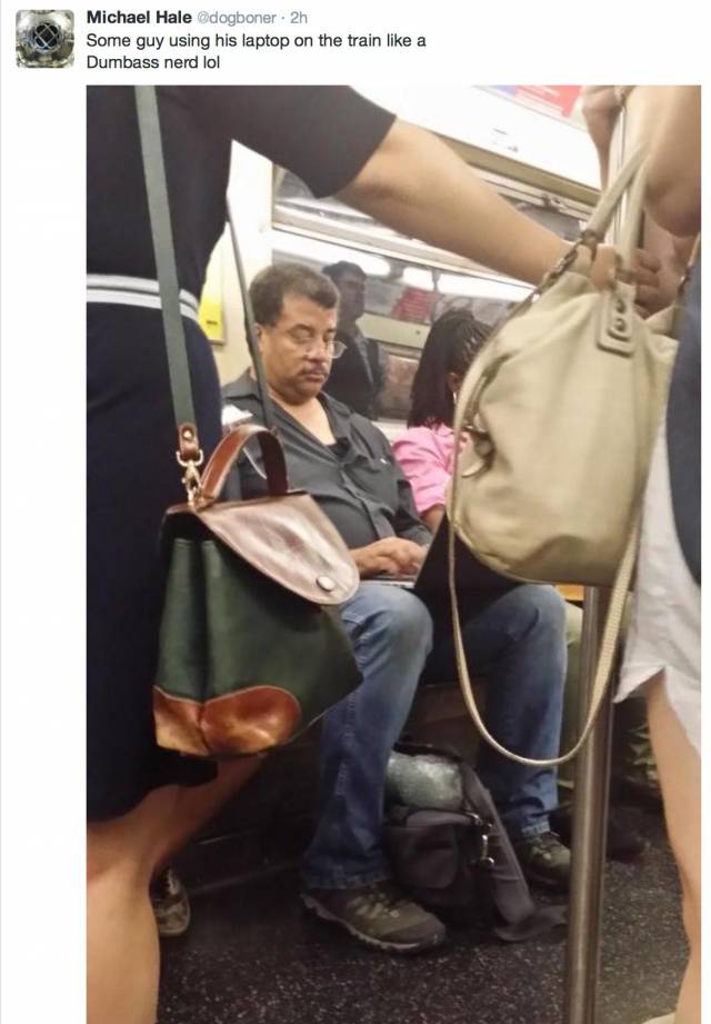 This guy ran into Neil Degrasse Tyson and had no idea...