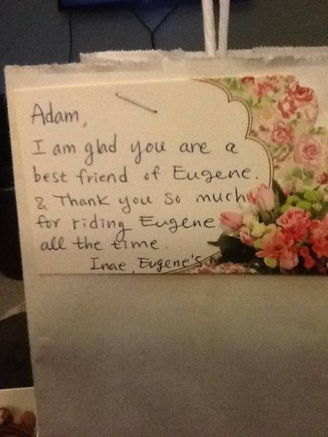 My Korean friend's mom is slightly confused I believe
