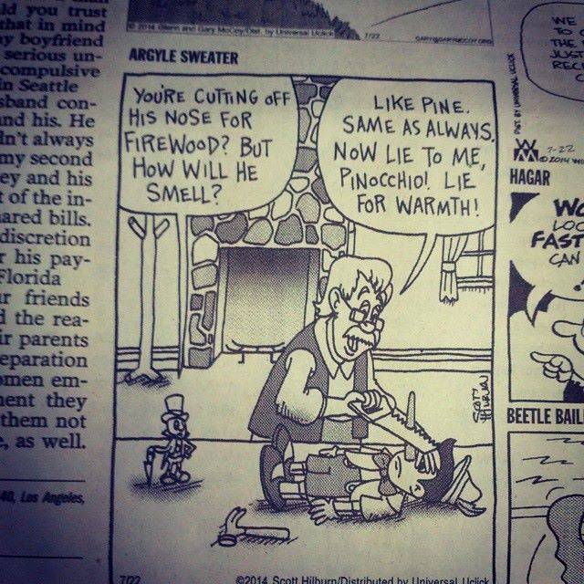 The 'Funny Pages' can be alright sometimes.