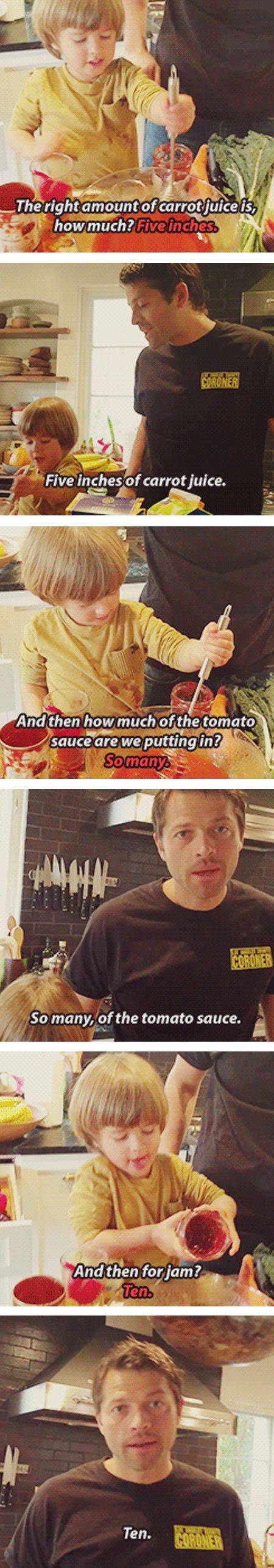 Cooking with kids is actually fun