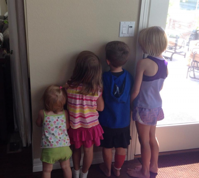 My aunt was taking care of her grandchildren when one misbehaved and earned what she calls a 