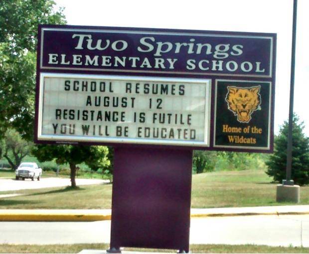 Schools are getting pretty strict nowadays.