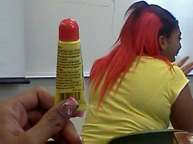 Girl, you look like Carmex