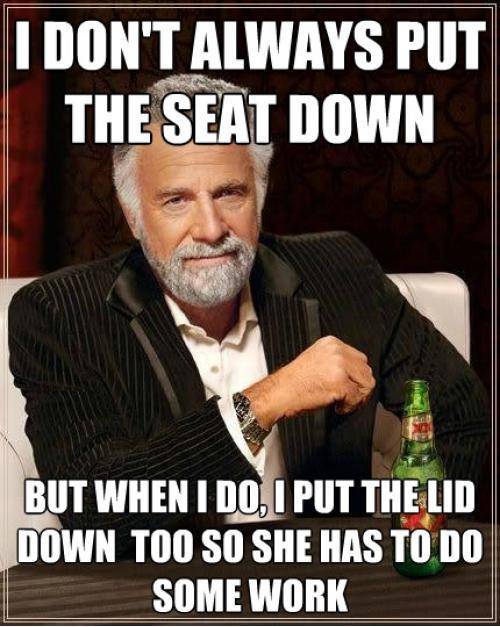 Every time I go to the bathroom since my girlfriend moved in...