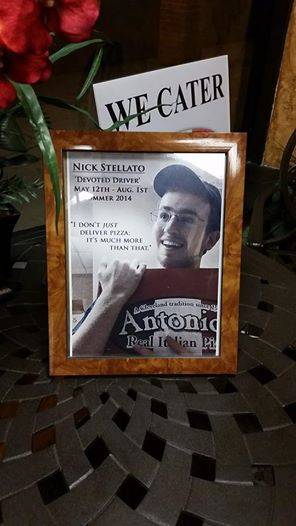 Coworker left this at our pizza shop on his last day...