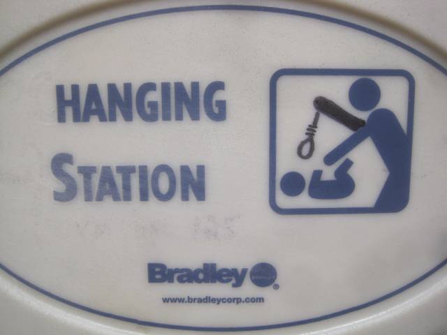 almost lost it in the handicap stall