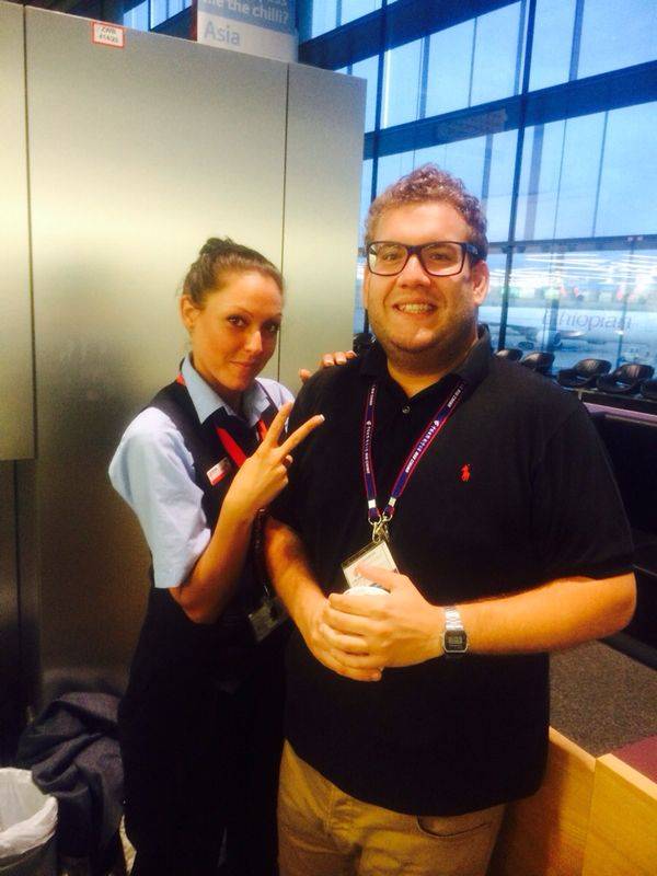 We thought this passenger was a famous actor.