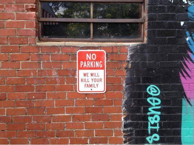 Guess I’ll park somewhere else then