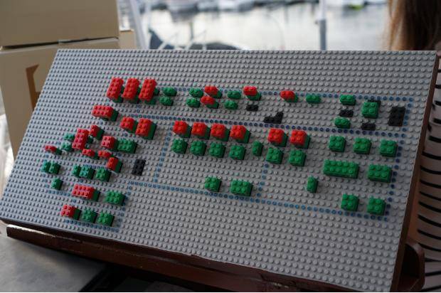 Danish restaurant keeps track of occupied tables using Lego
