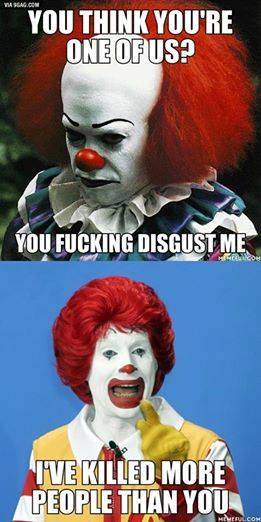Ronald ain't f*cking around.