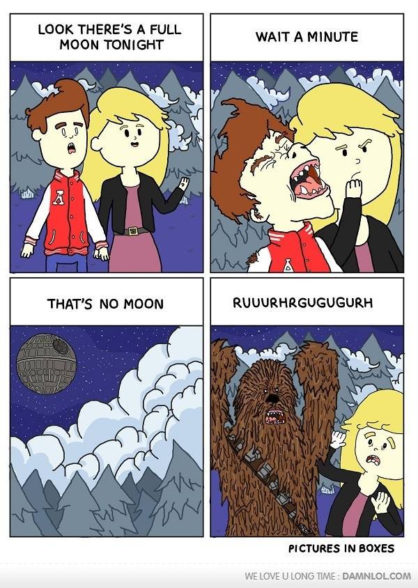 There is a full moon tonight