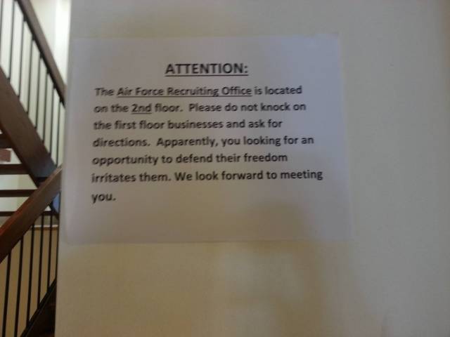 My air force recruiter is funny