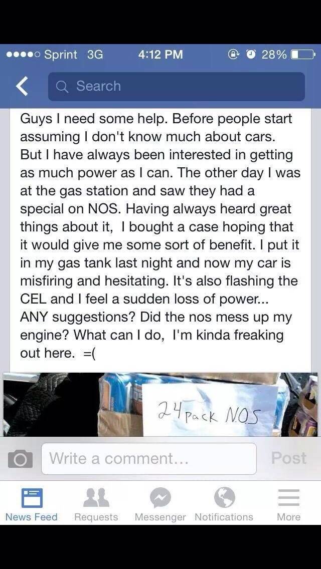 Some people shouldn't own a car.
