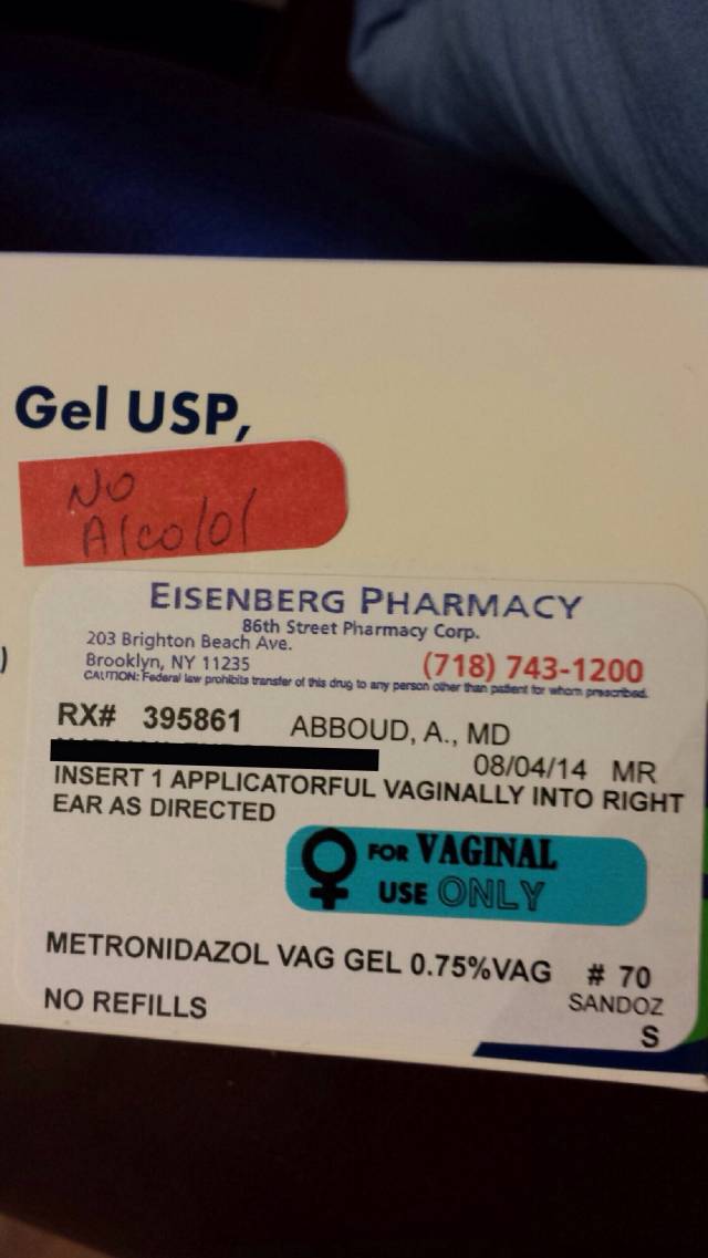 What a friend of a friend picked up at the pharmacy