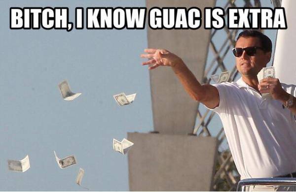 How I always feel at Chipotle