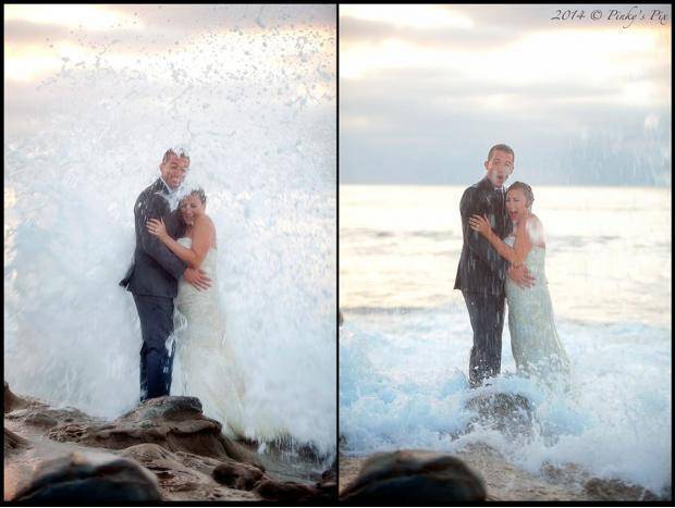 Wedding Crashed by Wave
