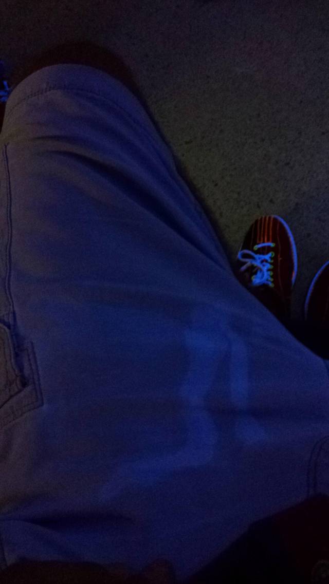 Thanks bowling alley blacklight...