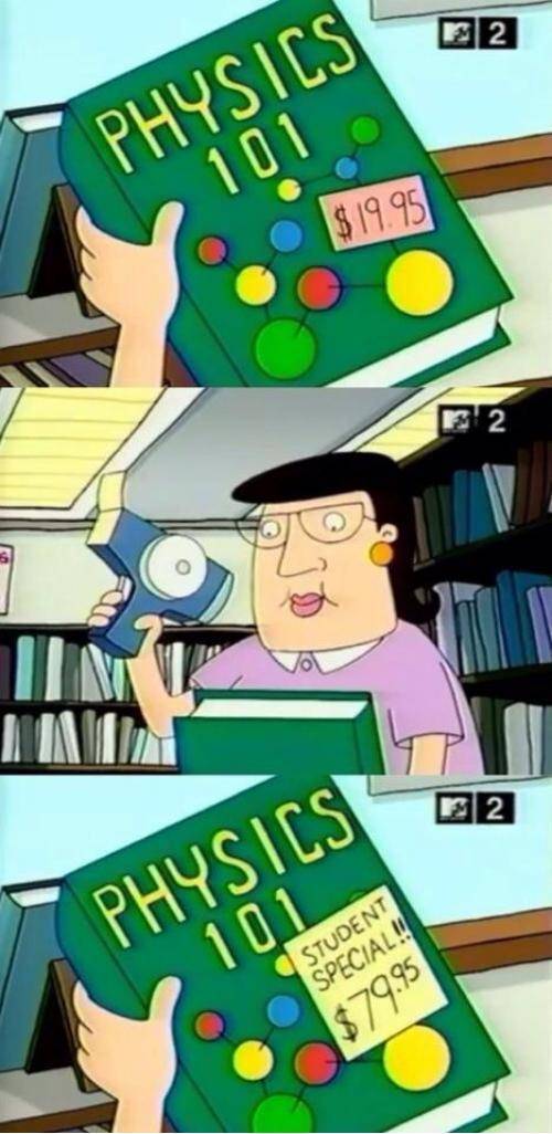 College bookstores in a nutshell.