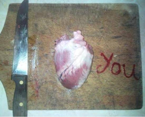 wow that's quite an intense way to show affection
