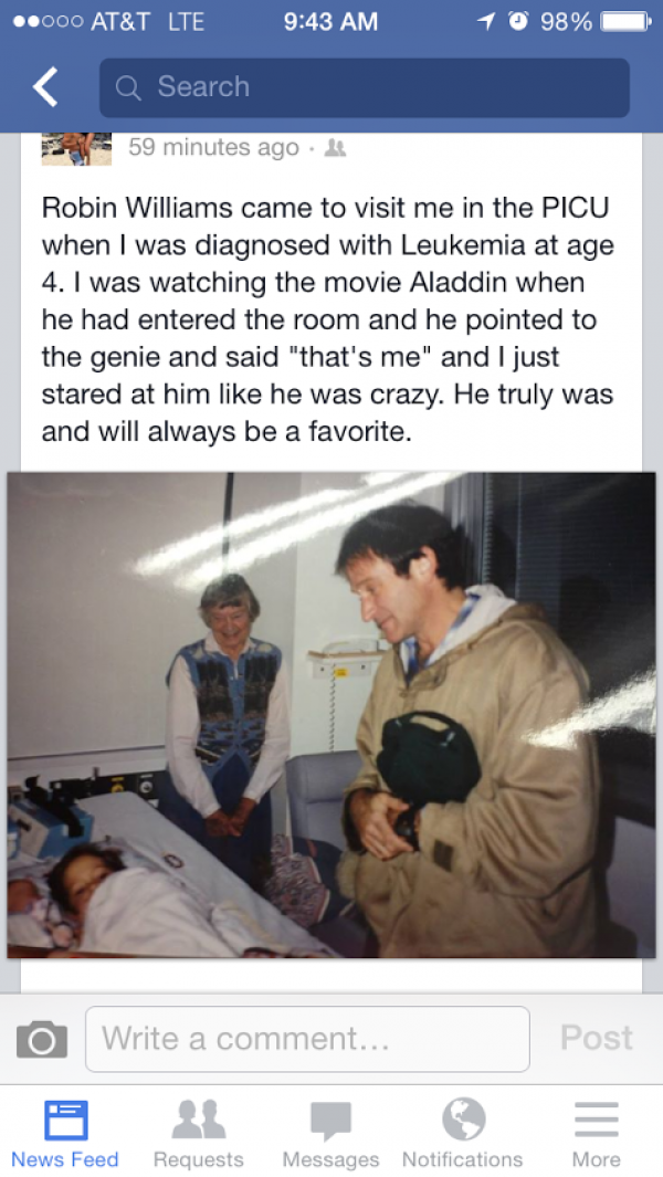 A friend on FB just posted this. He really was a great guy.