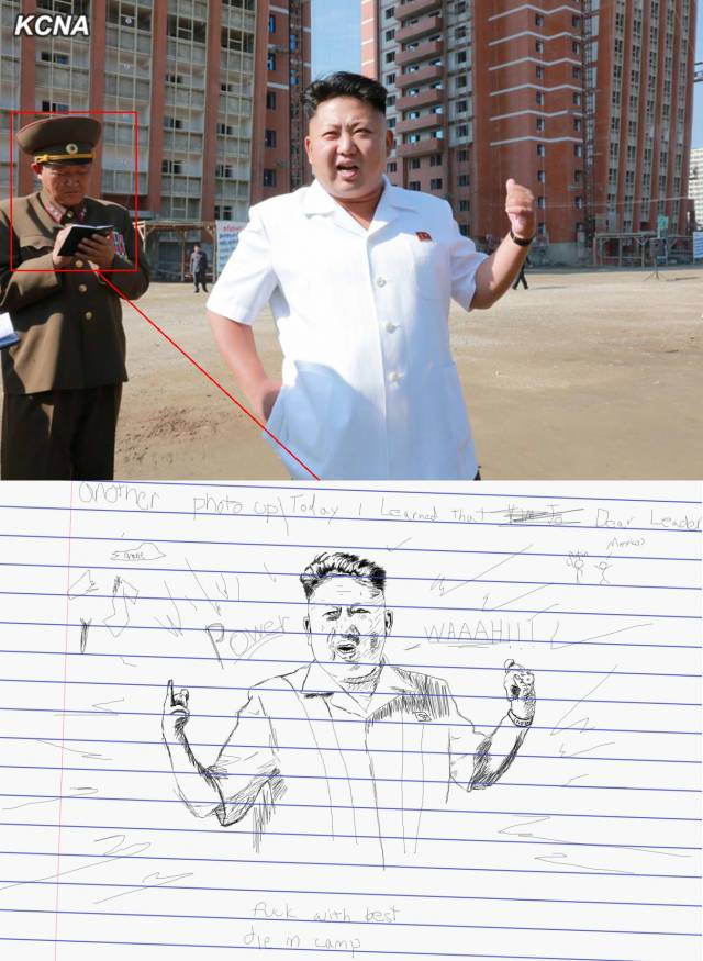 I wonder what's in those North Korean notebooks