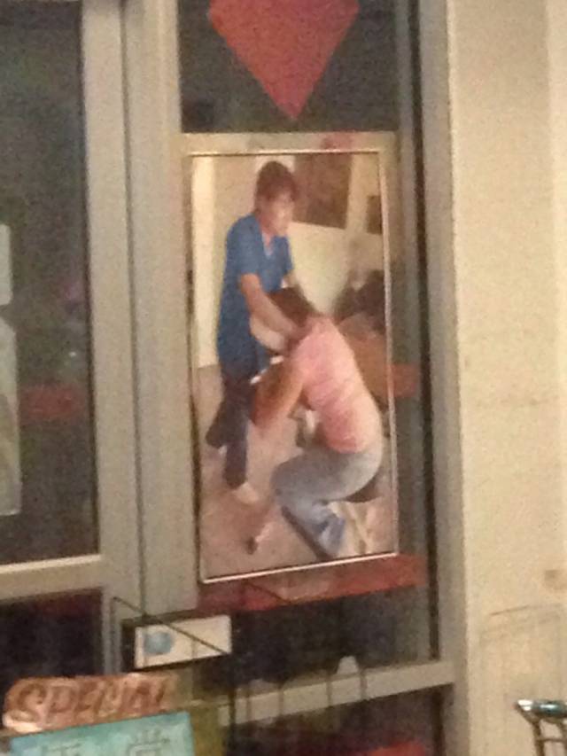 Had to do a double take while walking around an Asian market place late at night.