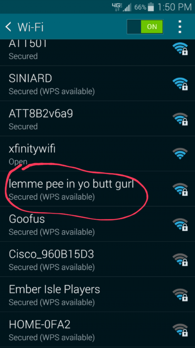 My new neighbours WiFi name is nothing but class.