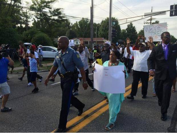 State Troopers just relieved local police in Ferguson, MO. Their leader just did this
